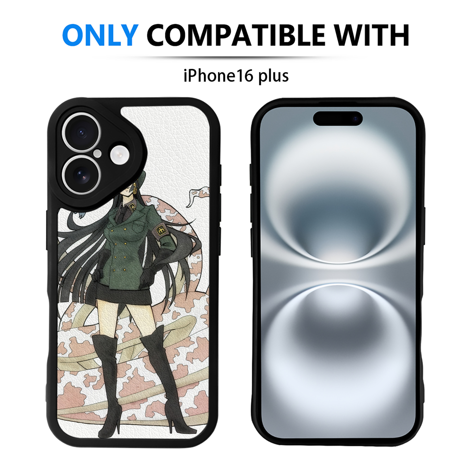 （画像用） ワンピース ONE PIECE 【iPhone 16シリーズ対応】シリコンスマホケース（レザー調） 材質：シリコン